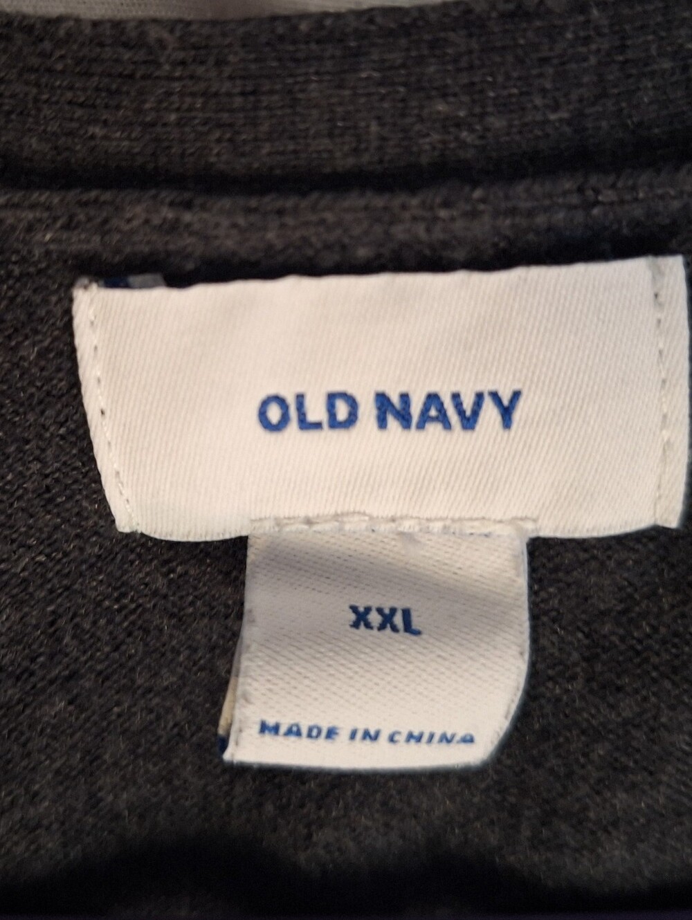 Old Navy Dark Charcoal V-Neck Button Front Cardigan - Picture 2 of 3